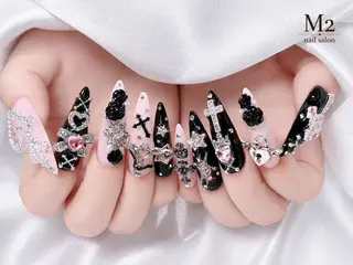 ネイル 長さだし専門店 M2 rikaのネイルデザイン