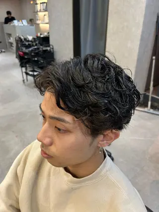 パーマ メンズ flag hair レイナのヘアスタイル