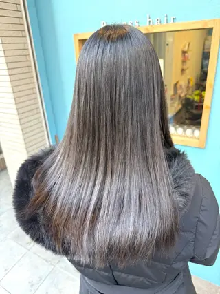 ロング カラー 川内 政人のヘアスタイル