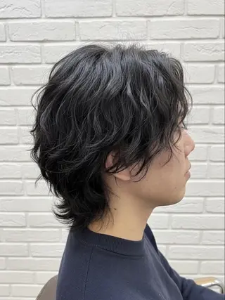 パーマ メンズ 池袋駅徒歩4分 hondaのヘアスタイル