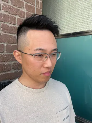 ショート カラー パーマ ヘアアレンジ メンズ キッズ 久木原 ゆりのヘアスタイル