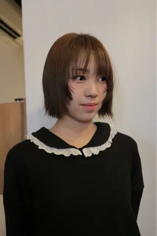 ショート ウシロダ メグミ ／ボブ／透明感カラーのヘアスタイル