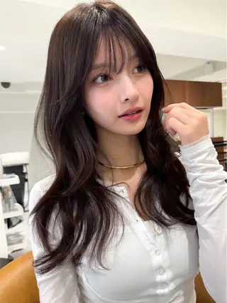 ロング 西村 柳太郎のヘアスタイル