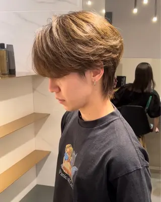 ミディアム ALLYS 中島史優のヘアスタイル