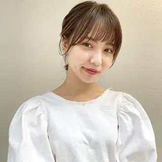 ミディアム パーマ KONOMI スタイリストのヘアスタイル