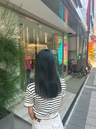 セミロング メンズウルフ/ボブ パーマ/くるみのヘアスタイル