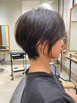ショート くびれミディアム/似 合わせ/鎌倉/edAのヘアスタイル