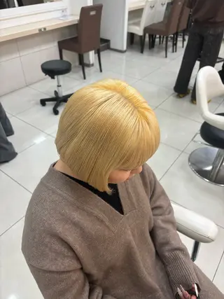 ショート カラー keany錦糸町 ハセベユウのヘアスタイル