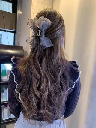 ロング カラー ✨縮毛矯正✨髪質改善 ナカシマ ユミのヘアスタイル
