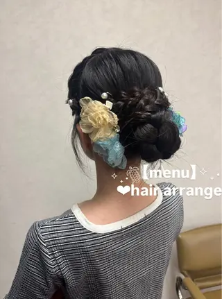 ヘアアレンジ 暖色カラー/アレンジ 🌺URUHA🌺のヘアスタイル