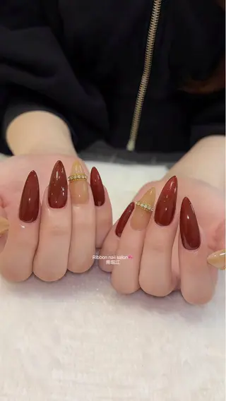 ネイル RibbonNail 南堀江のネイルデザイン