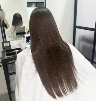 ロング 岸田 瑠美/縮毛矯正/スパのヘアスタイル