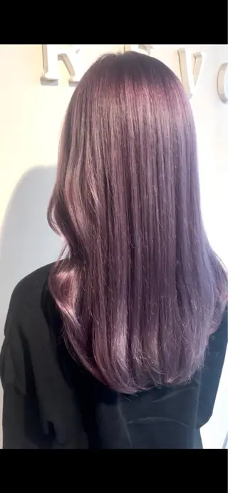 ロング カラー チヒョ🦋 韓国hair🇰🇷のヘアスタイル