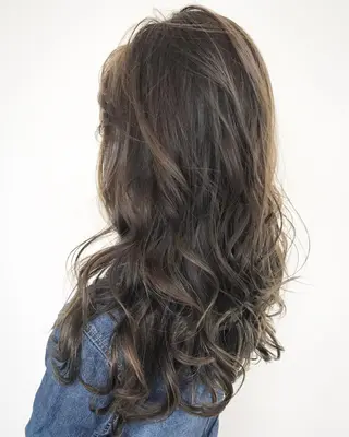 セミロング カラー 髪質改善サロン ARCHE野瀬冬馬のヘアスタイル