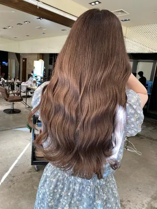 カラー 顔まわりの神様✨ 透明感カラー藤嶋秀幸のヘアスタイル