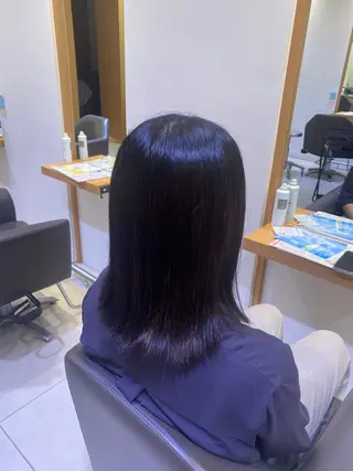ミディアム カラー 💎ツヤ髪ストレート カラー💎かのんのヘアスタイル