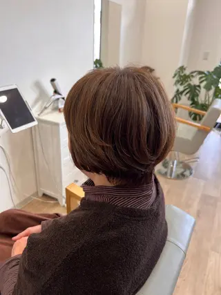 ショート カラー 高橋 優実のヘアスタイル