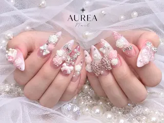 ネイル いちごちゃん Aureaのネイルデザイン