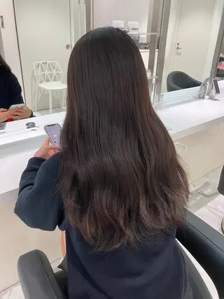 ロング カラー ヘアアレンジ 💓色落ちまで綺麗な 垢抜けカラー💓のヘアスタイル