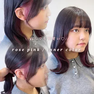 ミディアム ボブ/艶髪 soleilrukaのヘアスタイル