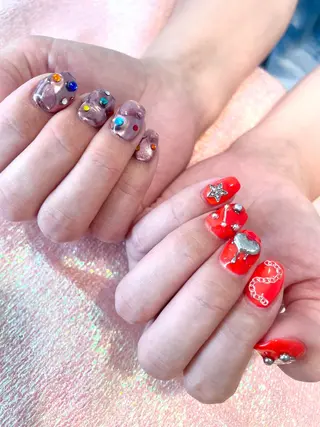 ネイル Nail ヌシん家 AKANEのネイルデザイン