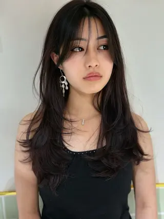 セミロング カラー ヘアアレンジ ✨綺麗が続くカット ✨/星野六三四のヘアスタイル