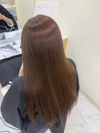 ロング コハナ🩰🤍／韓国 透明感color🍒のヘアスタイル