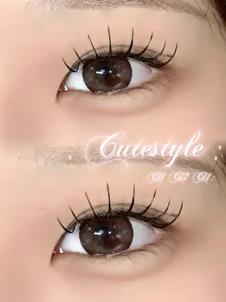 マツエク・マツパ yuyu•*.¸♬︎ SeneL難波🎀のマツエク・マツパデザイン