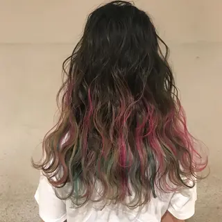 ロング 福原 優介のヘアスタイル