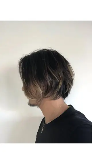ショート カラー メンズ 佐野 智史のヘアスタイル