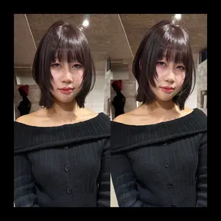 ミディアム カラー mai / linoah˚✧のヘアスタイル