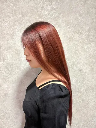 ロング カラー ナチュラル🪽透明感 艶カラー/吉塚樋口のヘアスタイル