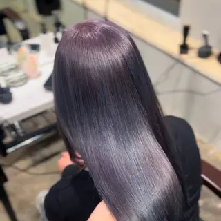 ロング 渋谷ケアブリーチ ❤️🔥徳田空悟のヘアスタイル