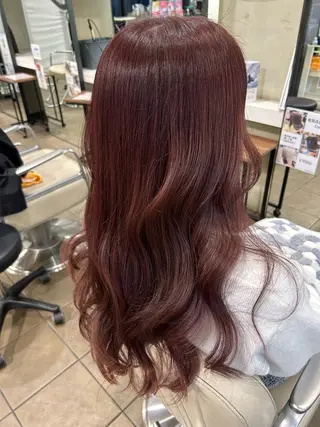ロング カラー 濱田 佳奈映のヘアスタイル