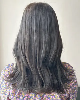 ロング カラー hubhair レイヤー/透明感のヘアスタイル