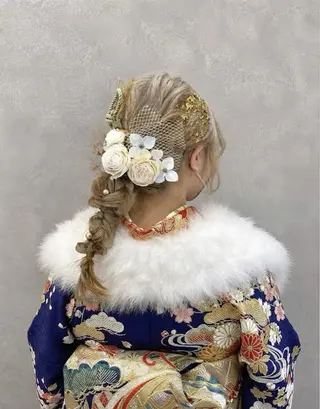 セミロング ヘアアレンジ 【enil代表】 杉林和哉のヘアスタイル