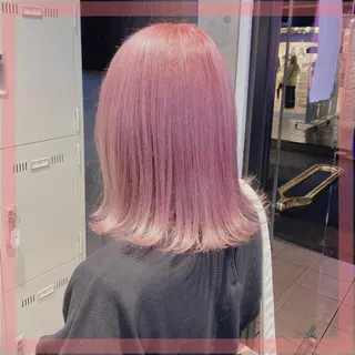 ミディアム カラー ヘアアレンジ メンズ キッズ ブリーチの髪様 MASATOのヘアスタイル