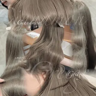 ミディアム カラー 赤みなし ×透明感🫧YUNAのヘアスタイル