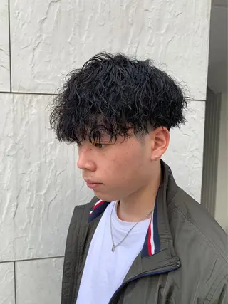 ショート カラー パーマ メンズ キッズ パーマ支持率No.1 ❤️🔥安成弾のヘアスタイル