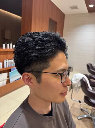ショート パーマ メンズ レディースカットモ デル募集中KAITOのヘアスタイル