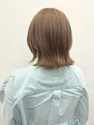 ミディアム カラー HARU//原宿🤍 リピート率NO.1のヘアスタイル