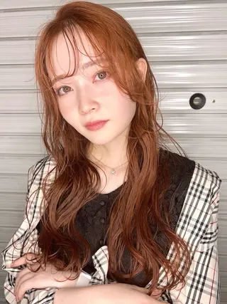 ロング カラー MA Aのヘアスタイル