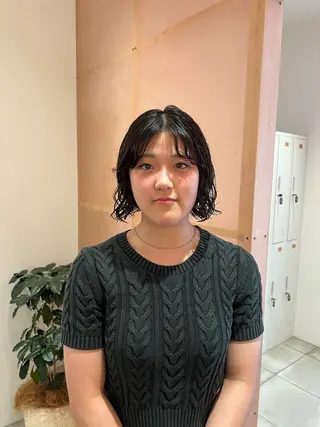 ショート パーマ garden villaのヘアスタイル