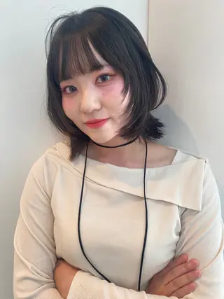 ミディアム カラー mai / linoah˚✧のヘアスタイル