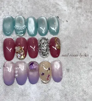 ネイル ネイルルームリッカ 𝐦𝐚𝐲𝐮のネイルデザイン