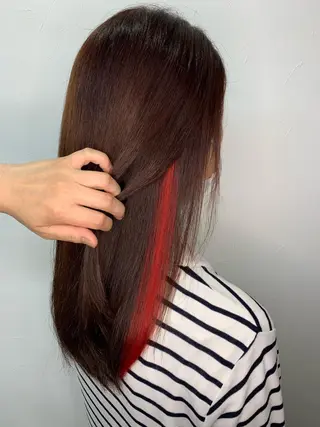 セミロング エクステ*美髪サロン KR2S河内長野店長のヘアスタイル