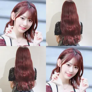ロング カラー ヘアアレンジ 柔らか垢抜けｶﾗｰと ｶｯﾄ🫧ASUKAのヘアスタイル