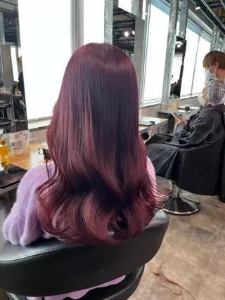 ロング 🪞透明感カラー🫧 縮毛矯正🥇かずきのヘアスタイル