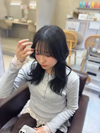 セミロング 門田 夏鈴のヘアスタイル