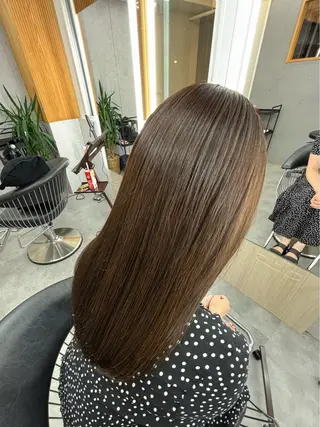 ロング 縮毛矯正/カラ ー/艶髪🌻ひな🌻のヘアスタイル